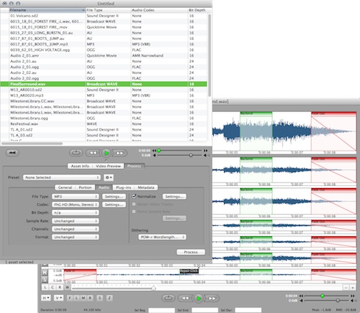 Sound Grinder Pro main window